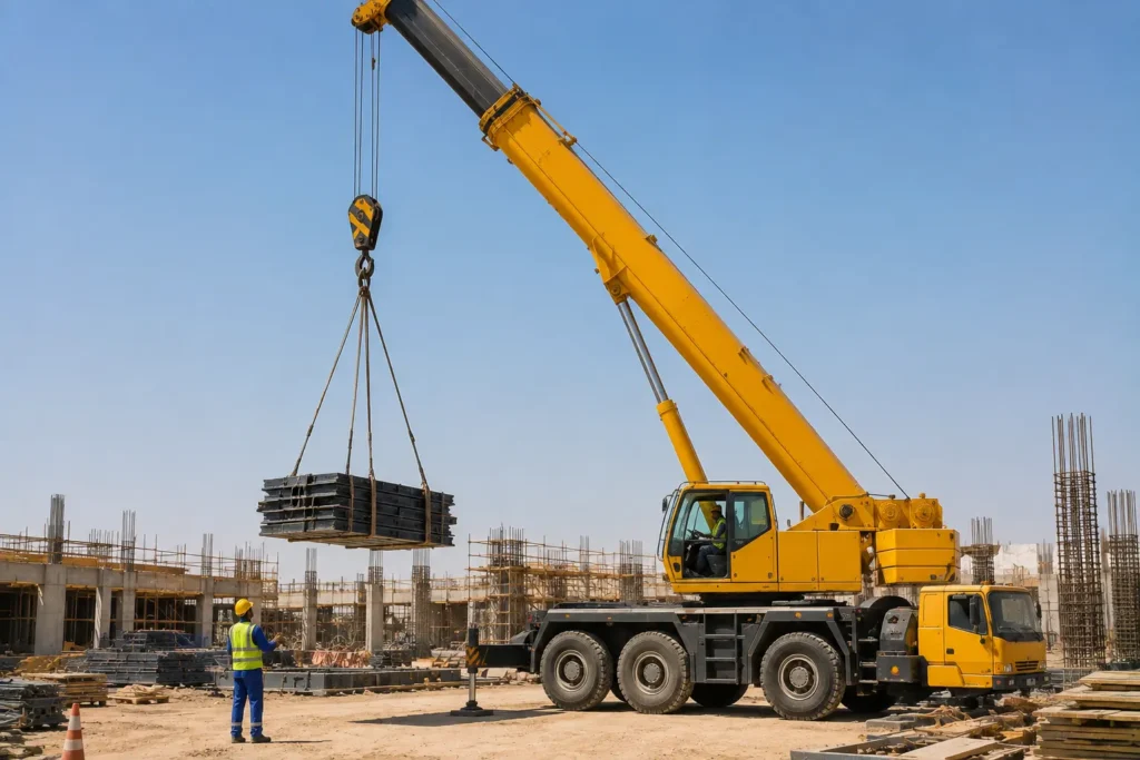 Mobile crane rental UAE - factors that affect pricing
